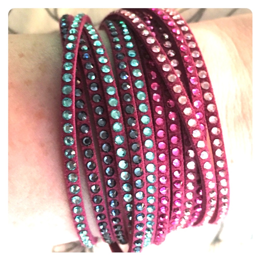 🔻PRICE DROP!🔻 Double wrap Swarovski bracelet